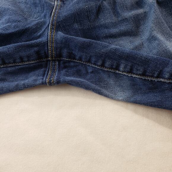 Maurices Jeans Women Plus 18 Regular Mid Rise Blue Skinny Jeans Outdoors 36x28.5 - Picture 10 of 13